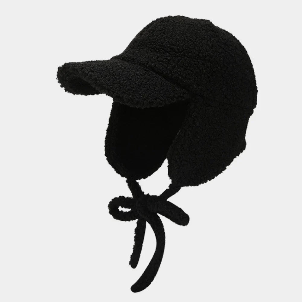 New Thick Warm Bomber Hat Berber Fleece Snow Ski Baseball Earflap Cap Men Women Autumn Winter Hat Male Female Russian Hat