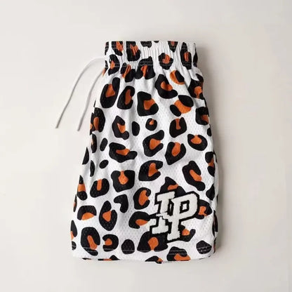 Mens Clothing IP Trend Casual Shorts Summer Fitness Sports Mesh Breathable Quick Dry Short Pants Man Beach Basketball Sweatpants