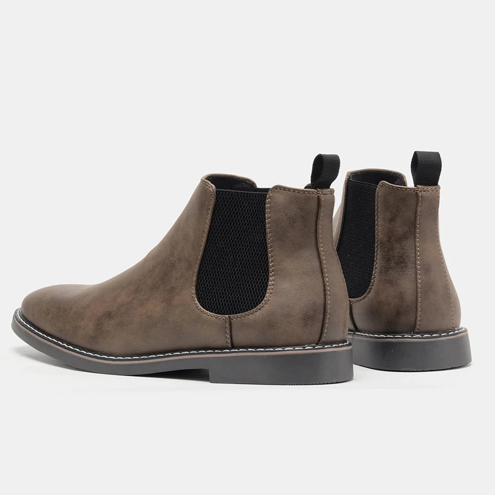40~46 Men Chelsea Boots Brand Retro Comfortable Fashion Men Boots