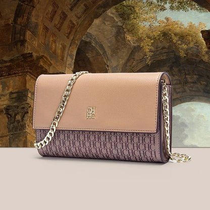 Classic Style Fashion Retro New Women's Crossbody Exquisite Craftsmanship Letters Printing Design Simple Versatile Chain Bag