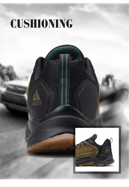Hiking Shoes for Men Outdoor Sports Camping Hunting Walking Shoe Suede Genuine Leather Breathable Sneaker Non-slip