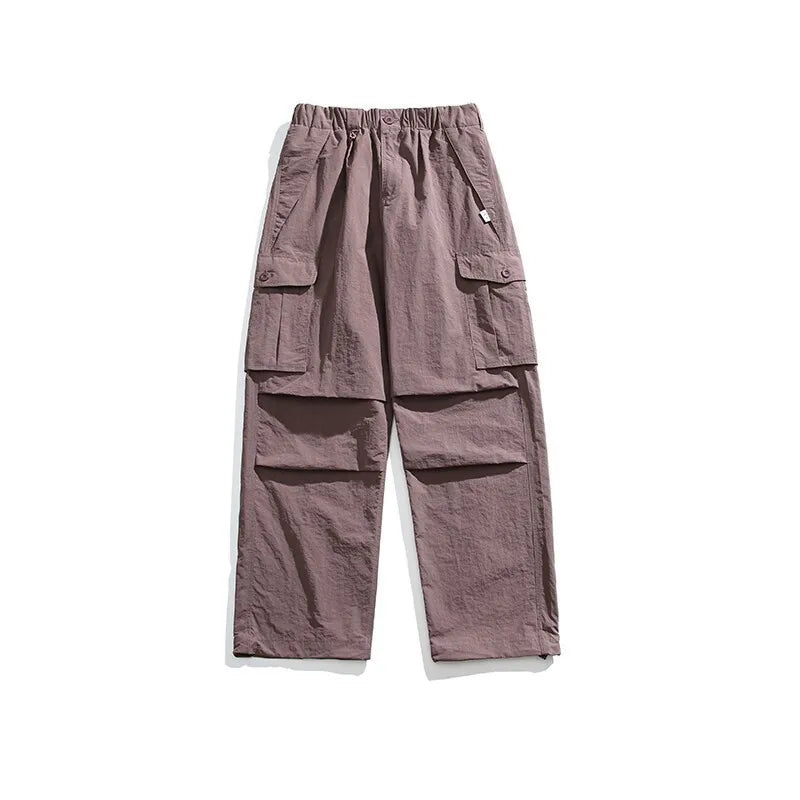 Ultra Loose Lightweight Outdoor Functional Pants Men Women Waterproof Quick Dry Techwear Wide Leg Cargo Pant Track Trouser