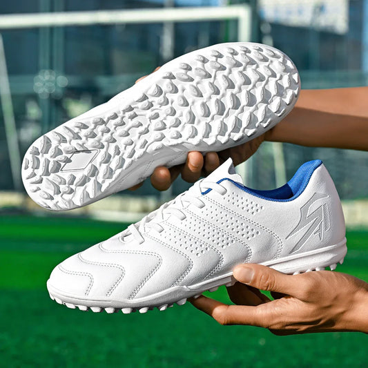 Adult anti slip TF nail shoes new couple outdoor lawn lightweight football shoes