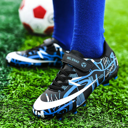 Hot TF/AG Kids Football Shoes Original Child Soccer Shoes Indoor Training Football Field Boots Children‘s Soccer Cleats Sneaker