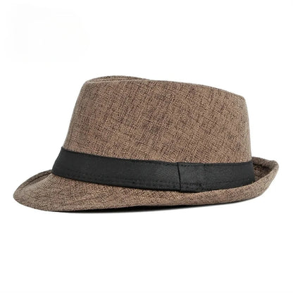 Spring Summer Wool Wedding Hat for Mid-Aged Men Couple Fashion Autumn Winter Party Plaid Luxury Design Jazz Hat Fedora Hat Women