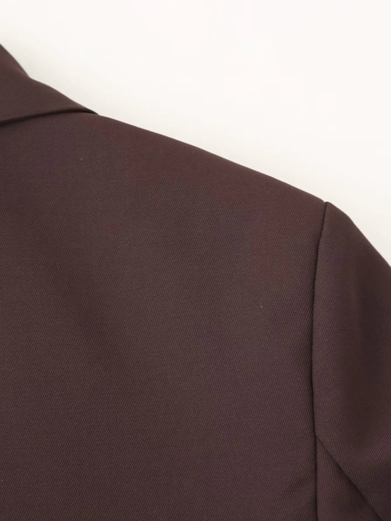 Women Fashion Solid Blazer Lapel Slim Double Breasted Long Suit Coat Female Wild Office Lady Commute Woman Outercoat Top