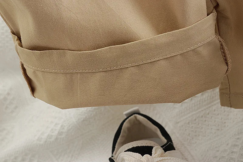 New Toddler Summer Baby Boys/Girls Clothes Children Solid T-Shirt+Cartoon Lion Bib Pants 2Pcs/Set Infant Kids Fashion Tracksuits