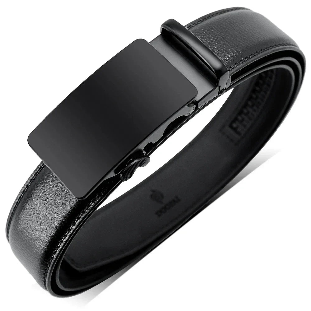 Men Belts Automatic Buckle Belt Famous Brand Business Belt Men Top Quality PU Luxury Leather For Men Leather Strap Casual For Me