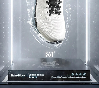 Degrees Wingblade Rainblock Men Running Shoes Splash Proof Anti-Slip Water Repellent Grippy Stable Male Sneakers 672532231