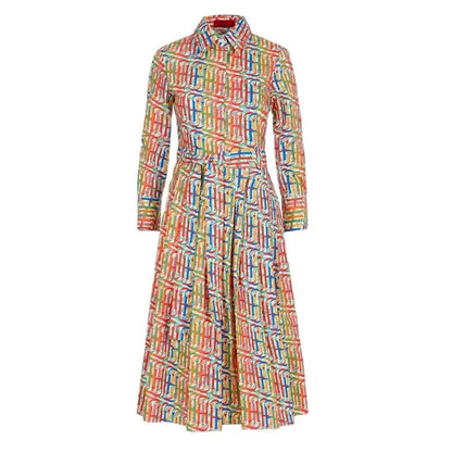 New Women's Dress Popular High Grade Elegant Luxury Female Long Sleeved Dress Classic Fashion Vintage Ladies Versatile Dresses