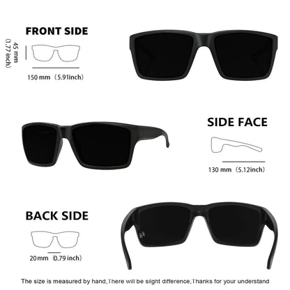 Z87 XL Safety Sunglasses for Men Big Head Fit TR90 Durable UV400 Outdoor Work & Driving 8703