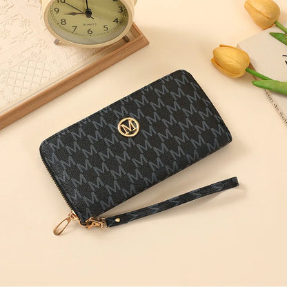 New Zipper Long Wallets Women Men Coin Purses Multi-card Slot Cards Holder Handbags Billfold Wristlet Wallet Clutch Money Bags