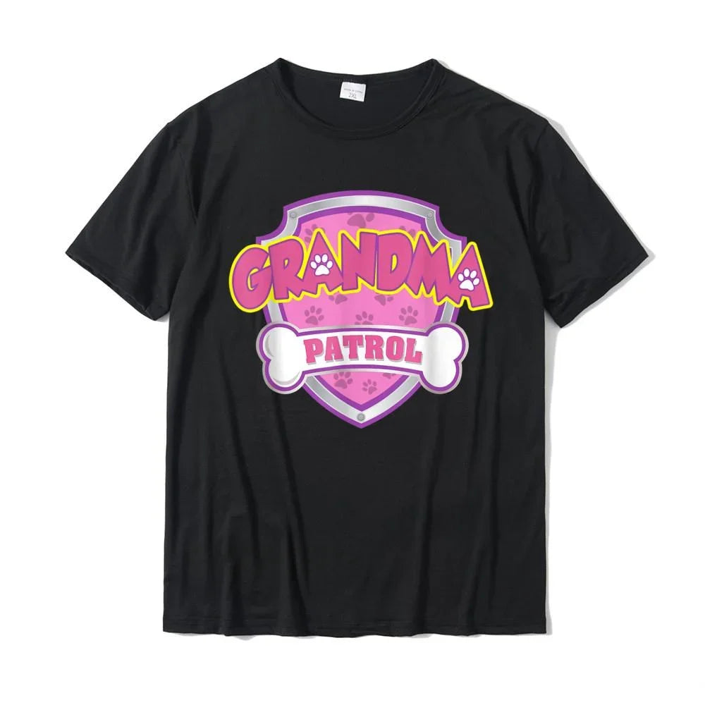 Dog Patrol Shirt Women's Clothing Funny Gift Birthday Party Family Clothing T-Shirt Birthday Gift Top Tee Shirt Women Clothing