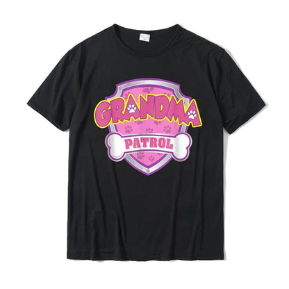 Dog Patrol Shirt Women's Clothing Funny Gift Birthday Party Family Clothing T-Shirt Birthday Gift Top Tee Shirt Women Clothing