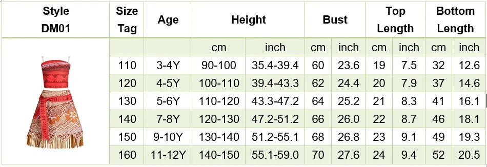 New Moana 2 Dress for Girl Vaiana Cosplay Clothes Kids Single Shoulder Princess Costume Children Halloween Carnival Party Outfit