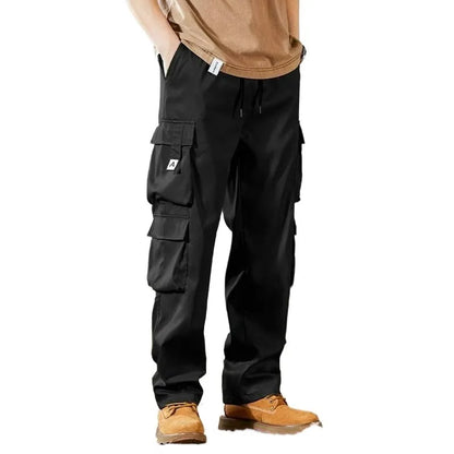 Men's Casual Workwear Pants Large Size 2024 New Style Durable Leisure Set for Construction Work Summer Wear Elastic Cuff