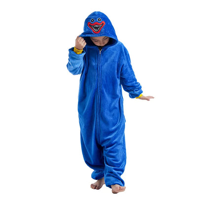 Cartoon Kigurumi For Kids Animal Onesies Children Pyjamas Halloween Cosplay Costumes