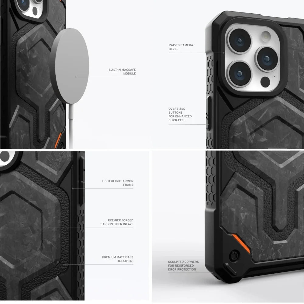 Heavy Military Mixed Armor Shockproof Phone Case For Iphone 17 Pro Max Air 16 15 Plus14 13 Magnetic Rugged Protective Back Cover