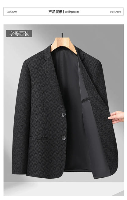 10 Colors Men's Casual Blazer 2026 Spring New Comfortable Single Breasted Suit Jacket for Men