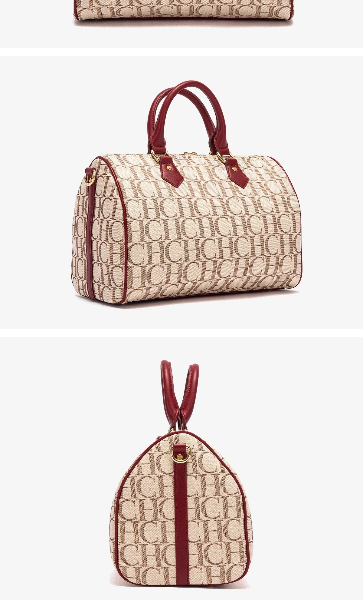 Autumn and Winter New Retro Classic Style Fashion Women's Handbag Letter Printing Design Large Capacity Women's Shoulder Bag
