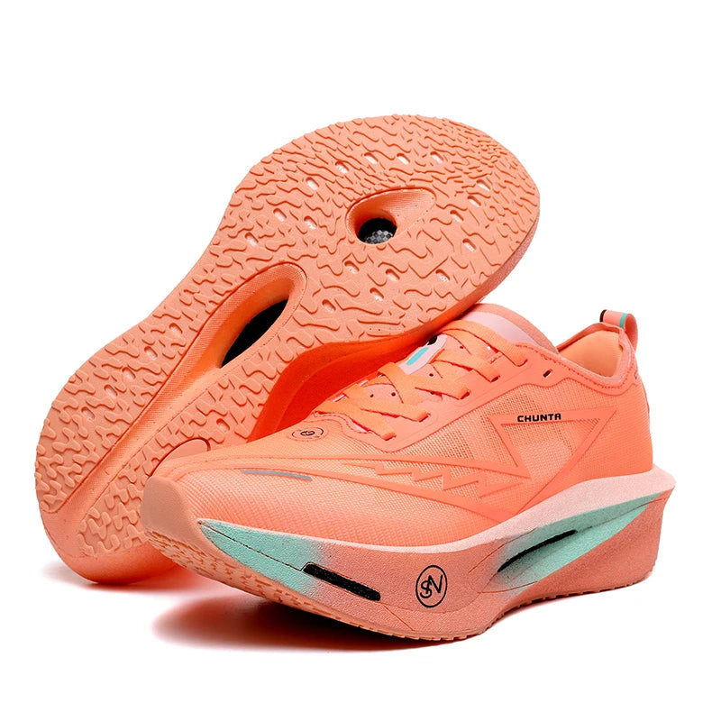 Men Running Shoes Carbon Board Marathon Speciality Sports Breathable Lightweight Women's Comfortable Athletic Sneakers