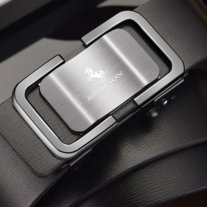 2026 New Product Belt Men's High Quality Toothless Automatic Buckle Casual Men Belt Men's Business Fashion Belt