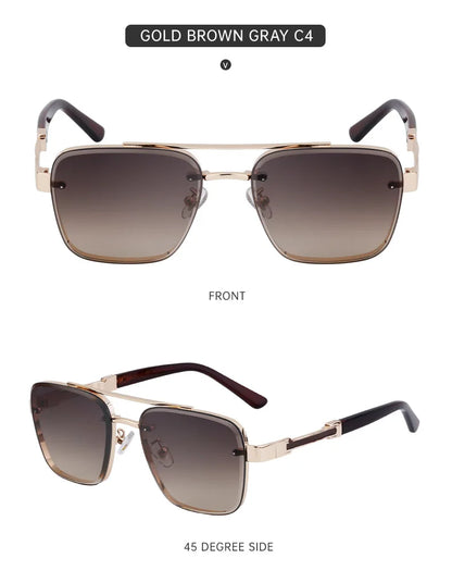 Retro Square Sunglasses For Men Sunscreen Vintage Sunglasses Women Trendy And Fashionable Fashion Glasses Gafas De Sol Hombre