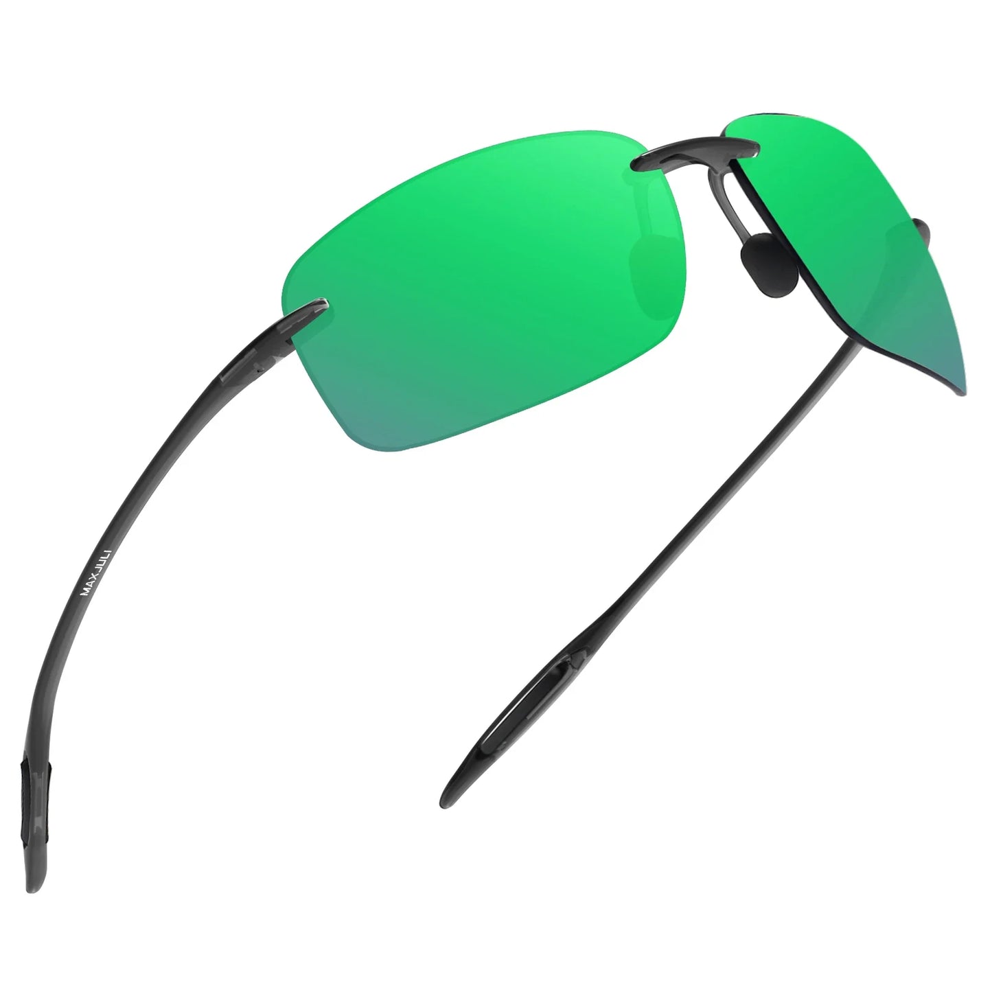 Sports Sunglasses for Men Women Tr90 Rimless Frame for Running Fishing Golf Driving MJ8009
