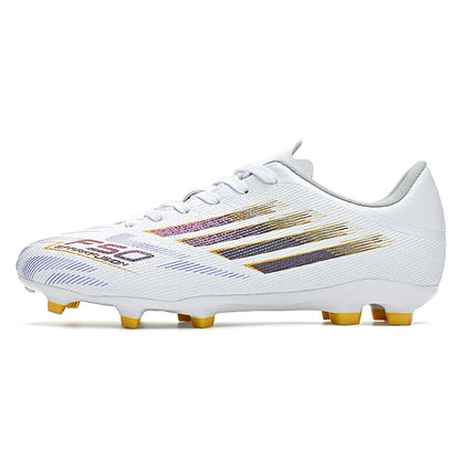 Men's High Top Soccer Shoes FG/TF Long Spikes Adult Football Boots Lightweight Professional Athletic Training
