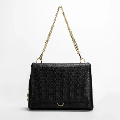 Women's Bag Popular Vintage Style Fashion Classic Printed Female Shoulder Bag Simple and Elegant Basic Ladies Commuting Handbag
