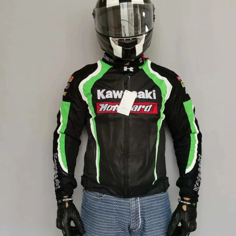 Off-Road Motorcycle Riding Suit Racing Jacket with Mesh Breathable and Anti-Fall Summer Riding