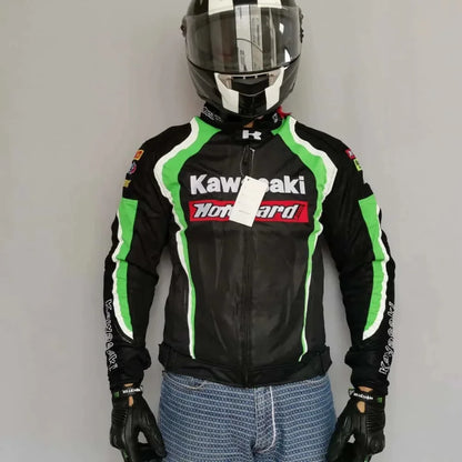 Off-Road Motorcycle Riding Suit Racing Jacket with Mesh Breathable and Anti-Fall Summer Riding