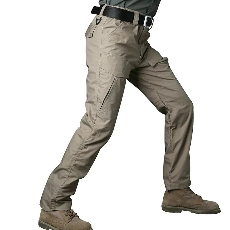 2026 City Tactical Cargo Pants Men Hiking   Hunting Pants Cotton Multi-pocket Stretch Flexible Man Casual Trousers