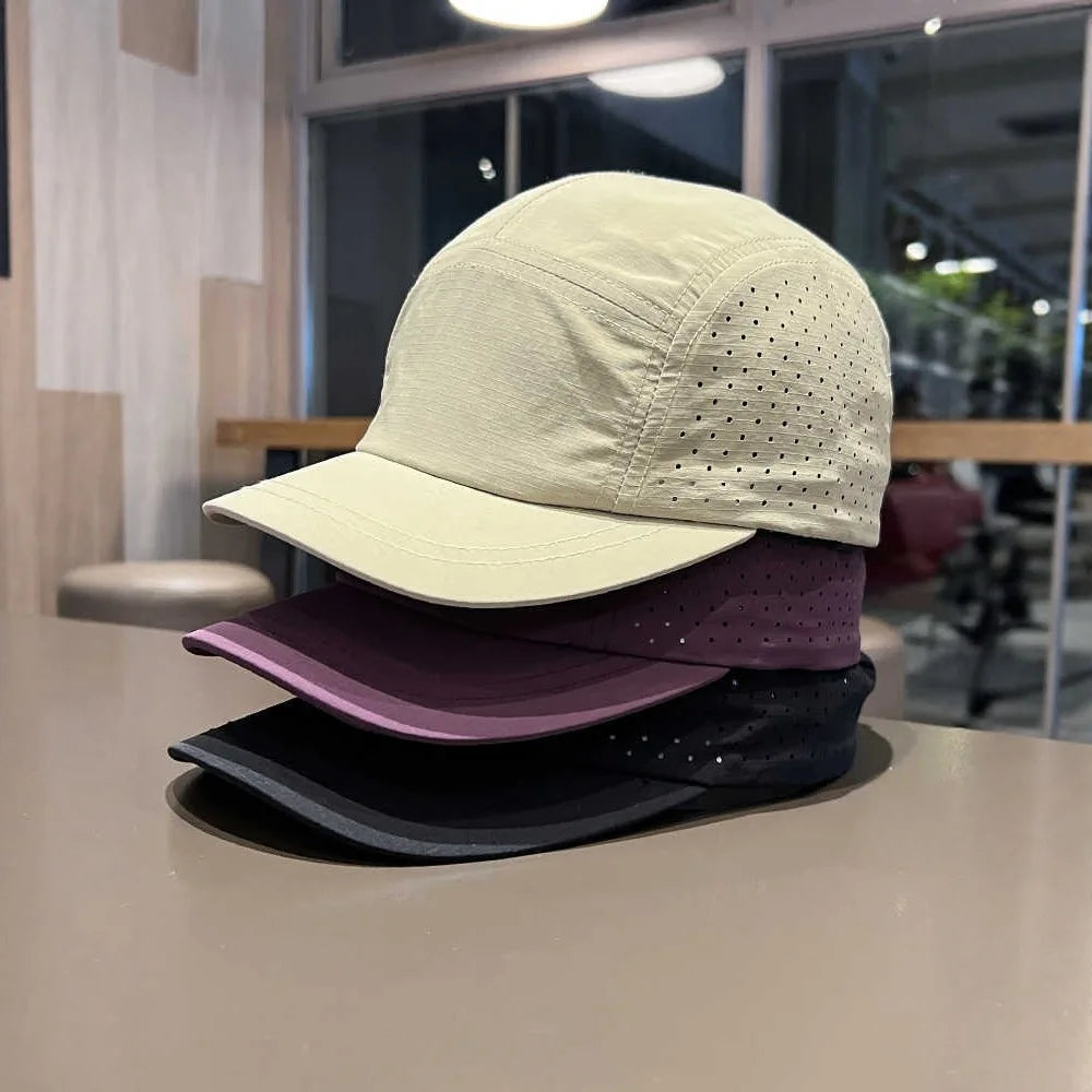 Summer Quick-drying Baseball Cap Women Thin Breathable Mesh Baseball Caps Men Outdoor Camping Leisure Sun Protection Hiking Hats