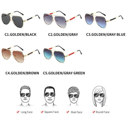New In Sunglasses For Men Luxury Vintage Sunglasses Women Trendy Luxe Retro Oval Fashion Glasse Gafas De Sol Hombre Zonnebril