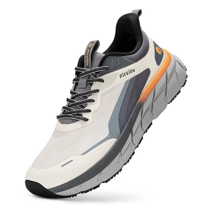 Wide Toe Box Shoes for Men Cushioned Well Extra Wide Width Shoes Non Slip Wide Lightweight Breathable Running Shoes