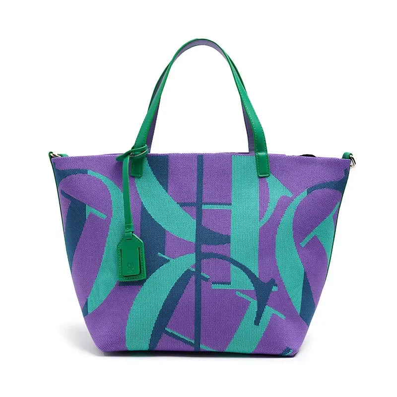 Large Capacity Women's Handbag 2026 New Fashion Casual Tote Bag Women's Shopping Bag New Beach Vacation Travel