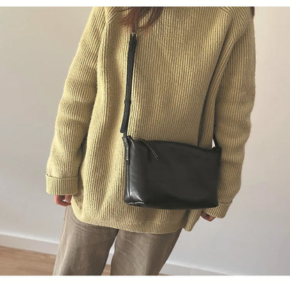 2026 New Genuine Leather Versatile Women's Small Bag Soft Cowhide Lightweight Shoulder Crossbody Bags