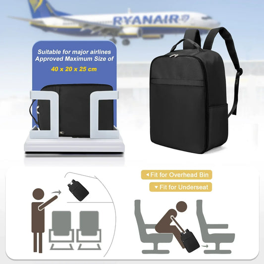 Backpack 40x20x25 Cabin Bag, Hand Luggage Travel Backpack for Easyjet Cabin Bag 45x36x20, Laptop Backpack for Women/Men