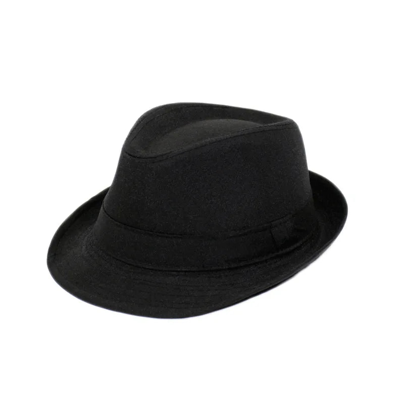 Summer Fedoras for Men Middle old aged Cap Linen Panama Solid  Jazz Hat Cowboy  Men's Women's  British Party Sun Hat