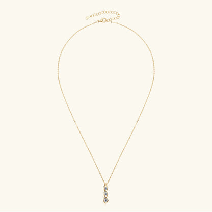 Moissanite Diamond Necklace Gift for Women 925 Sterling Silver 18K White/Yellow Gold Plated Twisted Pendant Chain