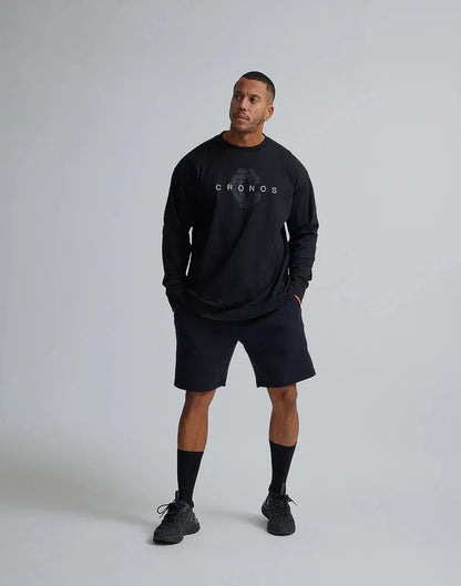 Classics Print Long Sleeve 100% Cotton Men T-shirt Gym Fitness Bodybuilding Workout Casual T Shirt Male Sport Tee Tops