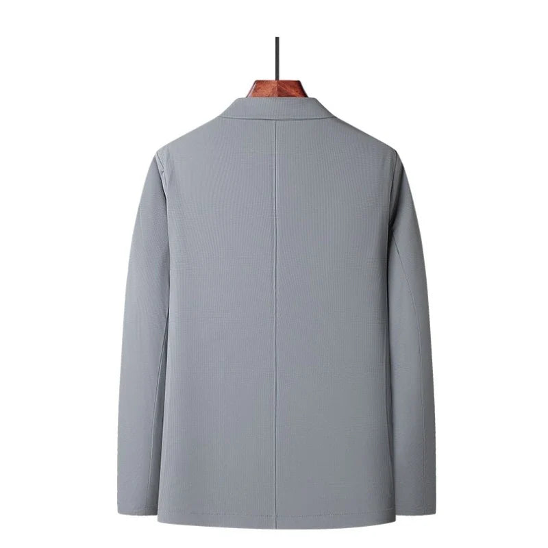 2026 Summer New Men's Blazer Thin Breathable Stretchy Sun Protection Casual Coat Outerwear Tops