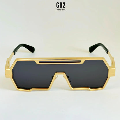 Square Steampunk Sunglasses Women 2026 One Pieces UV400 Protection Sunglass Men Brand Design Fashion Glasses Gafas De Sol Hombre