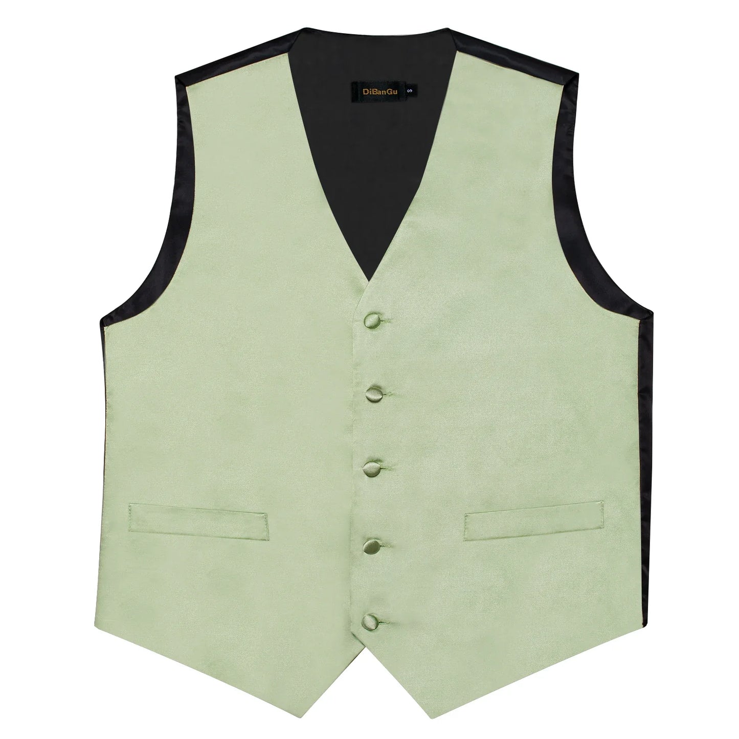 Wedding Party Green Men's Vest Shirt Accessories Fashion chaleco hombre for Man Four Seasons Wear Wholesale Necktie Handkerchief