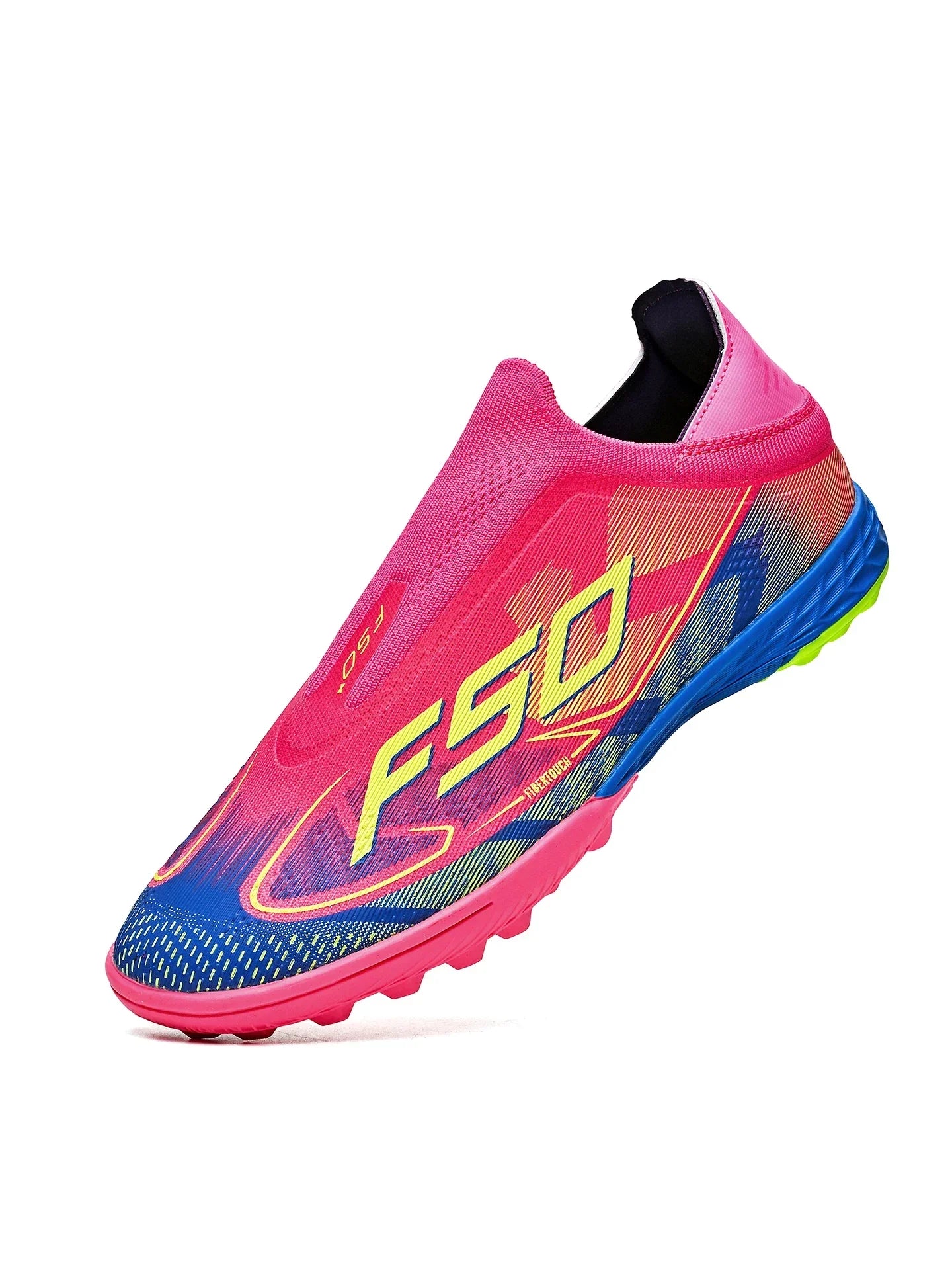 Professional TF Soccer Boots Unisex Youth Adult PU Fabric Upper Rubber Sole Non-slip Training Cleats