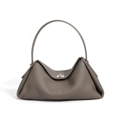 Minimalist Lady Soft Genuine Leather Pillow Crossbody Bag Women's Convertible Shoulder Bags 2026 New Chic Solid Color Handbag