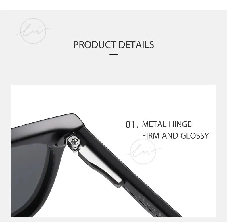 Brand Polarized Sunglasses Men Women Fashion Square Shades Leopard Frame Ladies Travel UV400 Goggles Driving Sun Glasses