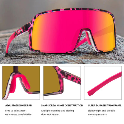 Polarized Sunglasses for Men Women, Windproof Outdoor Sports Cycling Running UV400 Protection Sun Glasses 8133