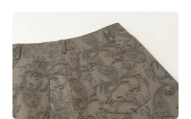 New Women Jeans Loose Casual High Waist Wide Leg Denim Pants Paisley Female Trousers Spring Autumn 2026